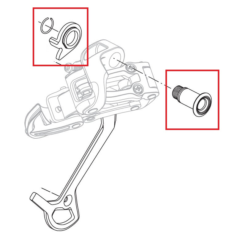 Schraubensatz SRAM X7/X9/DUAL DRIVE27/9/7/5 2004-05
