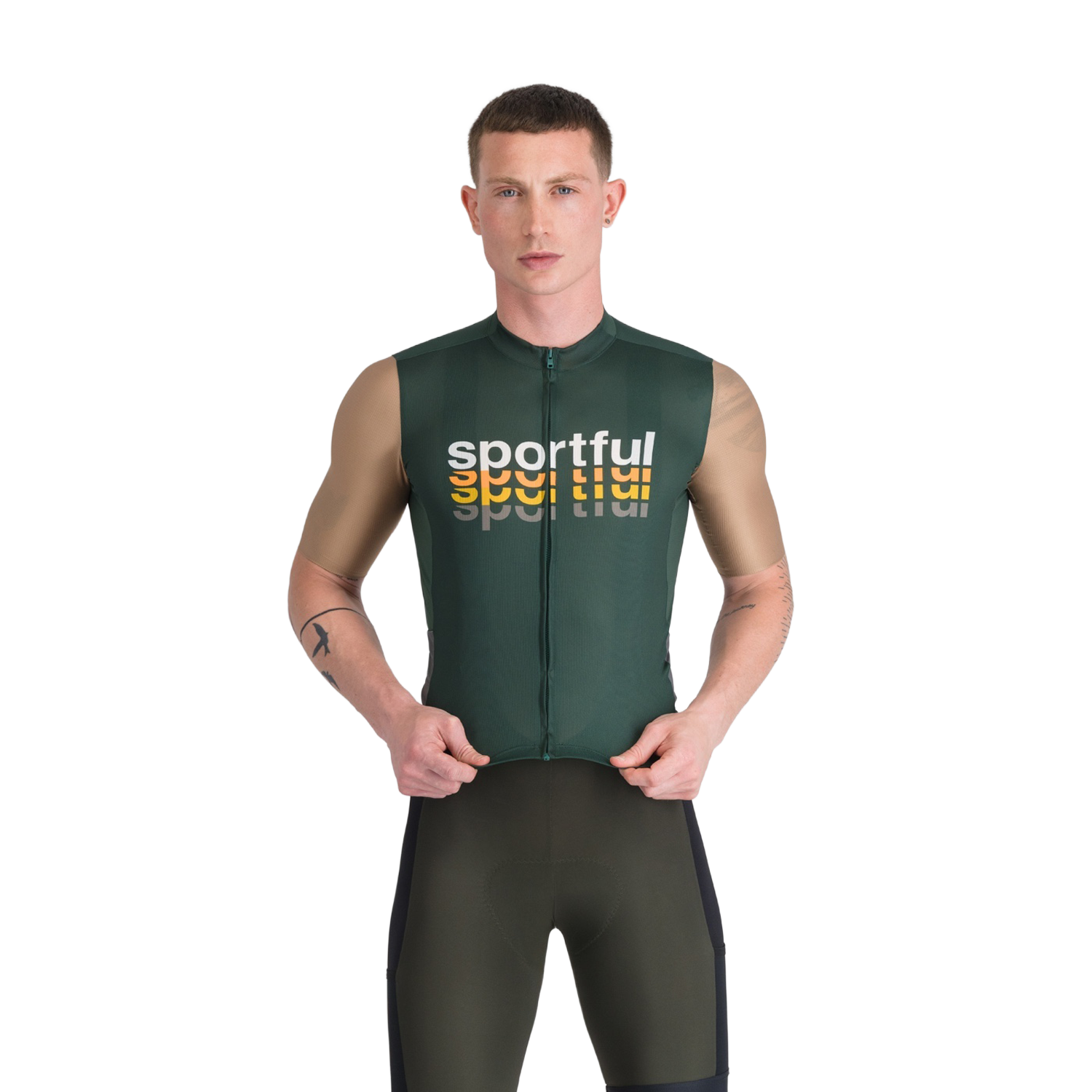 Trikot SPORTFUL SUPERGIARA 2 LOGO Kurzarm Khaki – Probikeshop