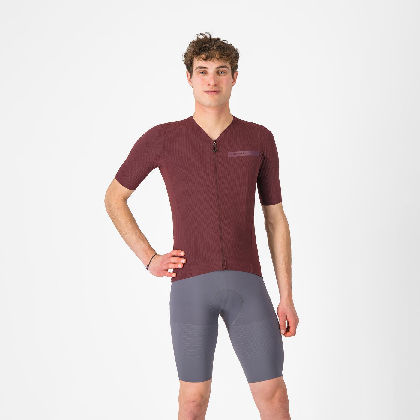CASTELLI PREMIO EVO Kurze Trägerhose Grau