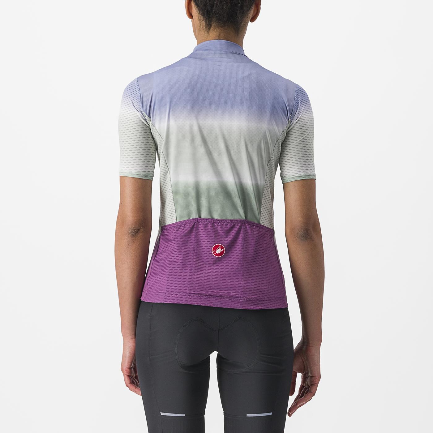 CASTELLI DOLCE Damen Trikot Kurzarm Violett