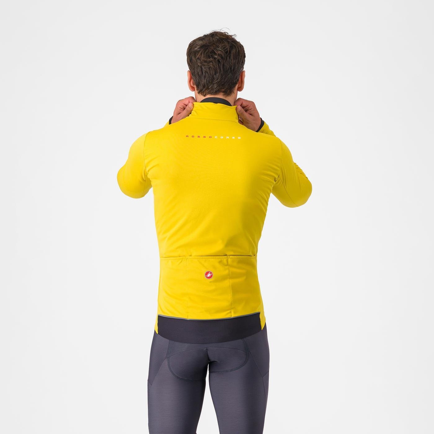 CASTELLI ALPHA 150 Mango Mojito/Schwarz Jacke