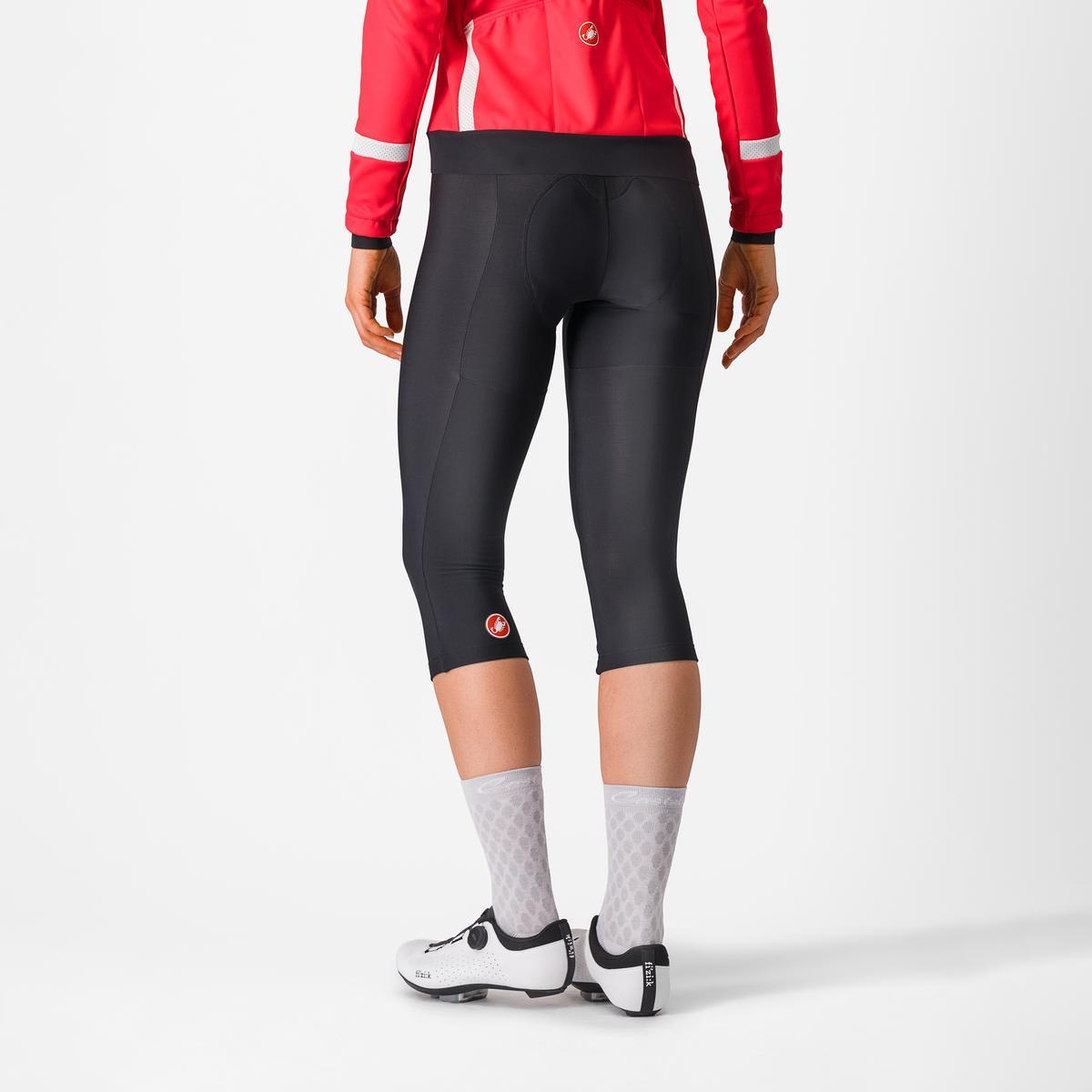 CASTELLI ENTRATA Damen 3/4-Trägerhose Schwarz
