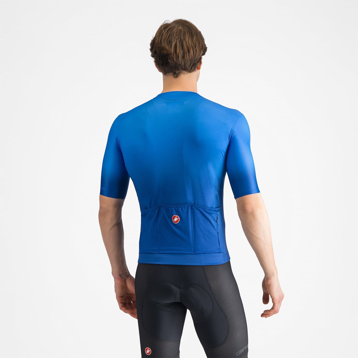 CASTELLI UPF Trikot Kurzarm Blau
