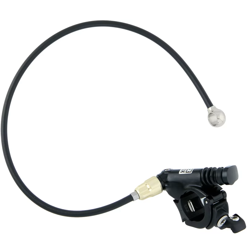 ROCKSHOX XLOC SPRINT Lockout-Fernbedienung rechts, Gold Adjuster, mit Hydraulikleitung für SID/REVELATION #11.4315.013.060