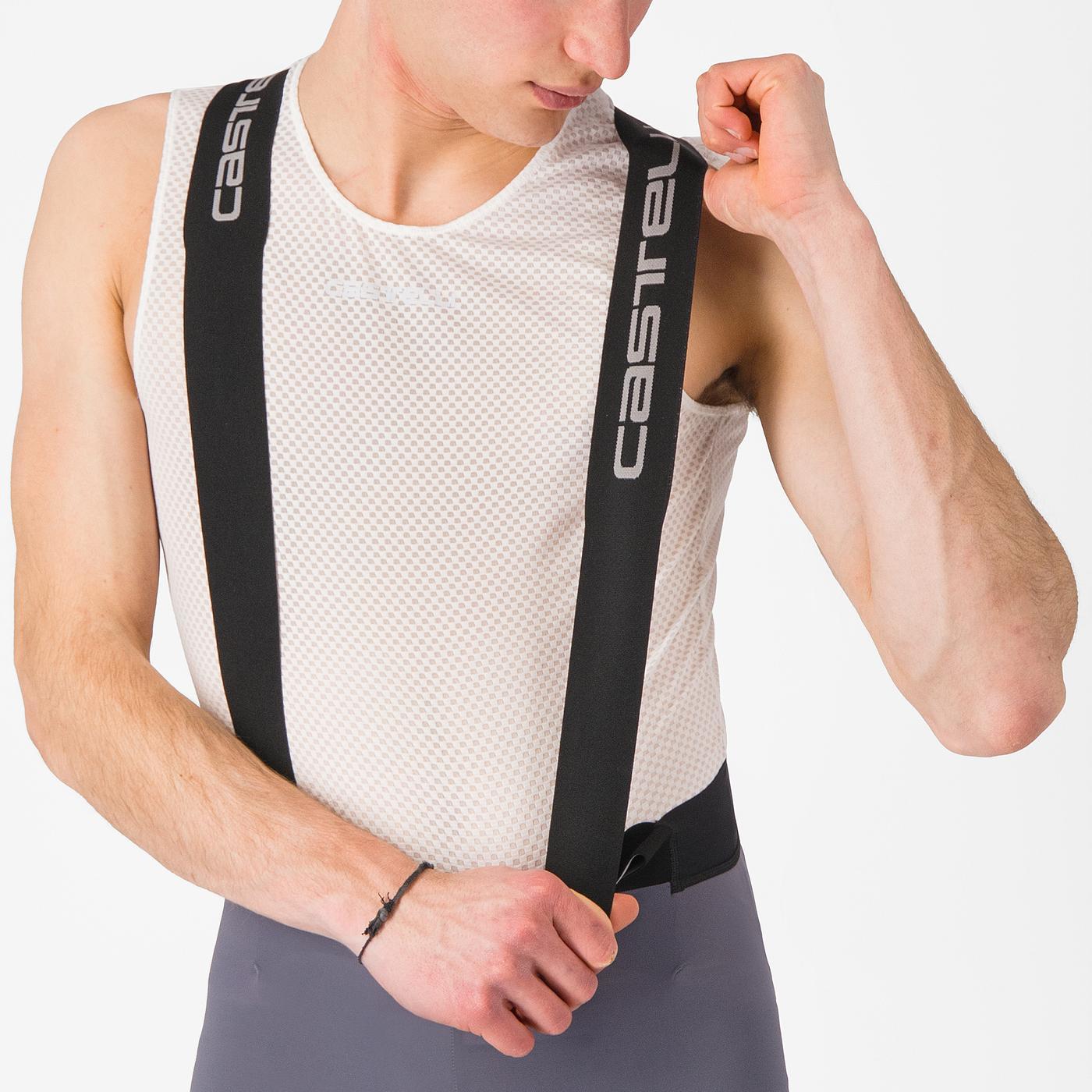 CASTELLI PREMIO EVO Kurze Trägerhose Grau