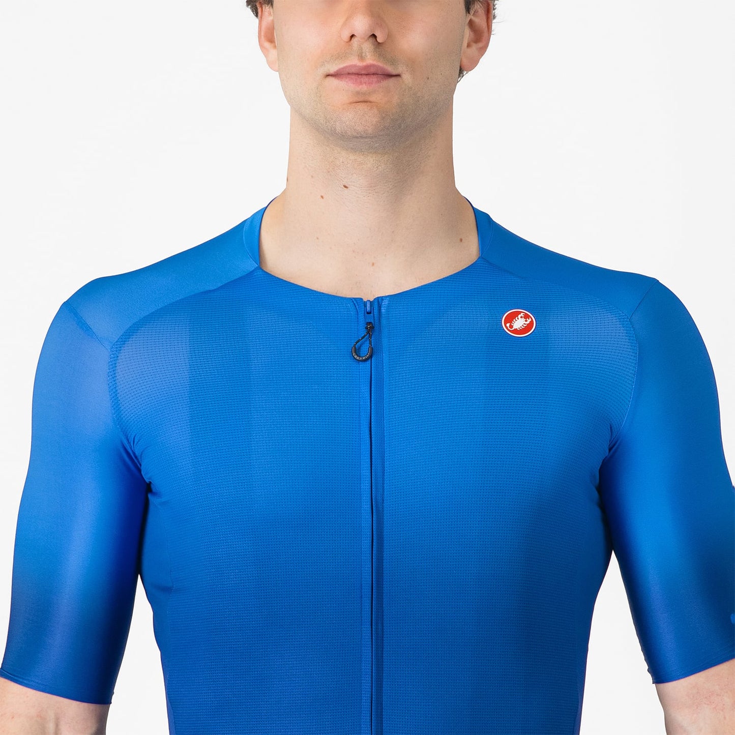 CASTELLI UPF Trikot Kurzarm Blau