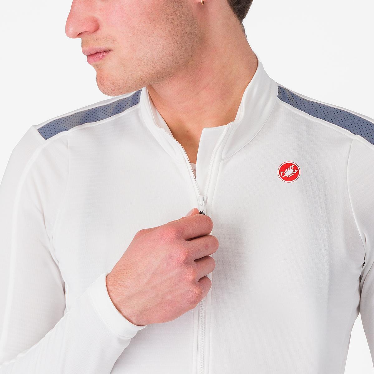 Trikot CASTELLI PURO 4 Langarm Elfenbein