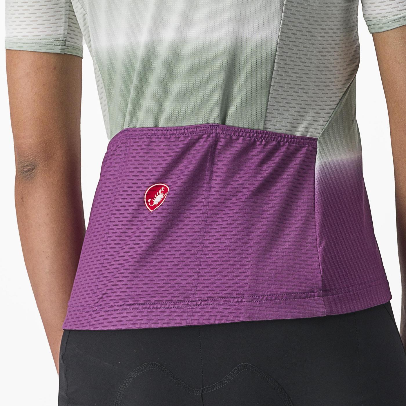 CASTELLI DOLCE Damen Trikot Kurzarm Violett