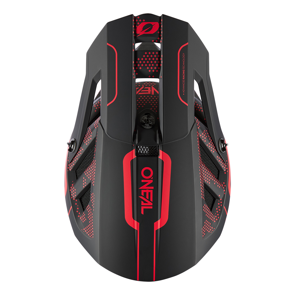 O'NEAL BLADE POLYACRYLITE STRIKE Mountainbike-Helm Schwarz/Rot