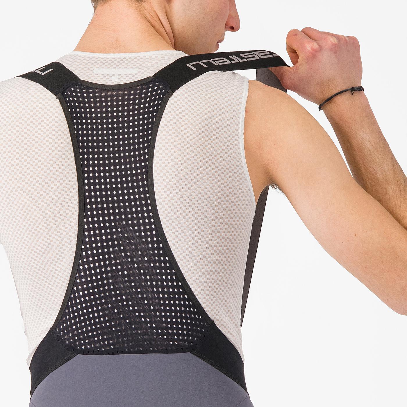 CASTELLI PREMIO EVO Kurze Trägerhose Grau