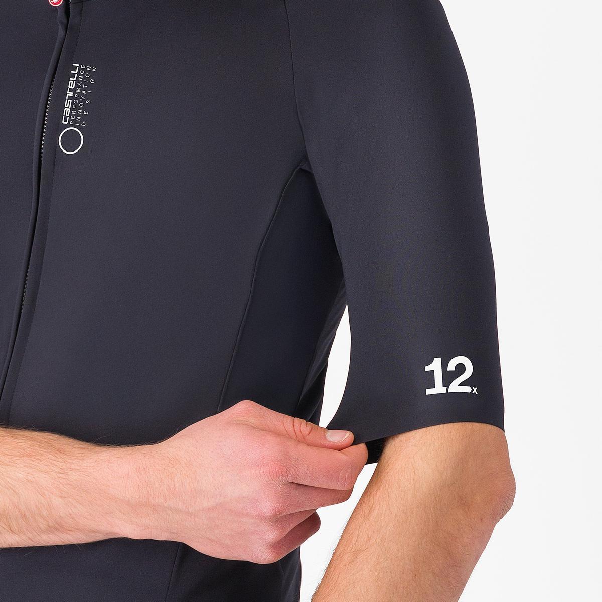 Jacke CASTELLI DO.DI.CI. Kurzarm Schwarz