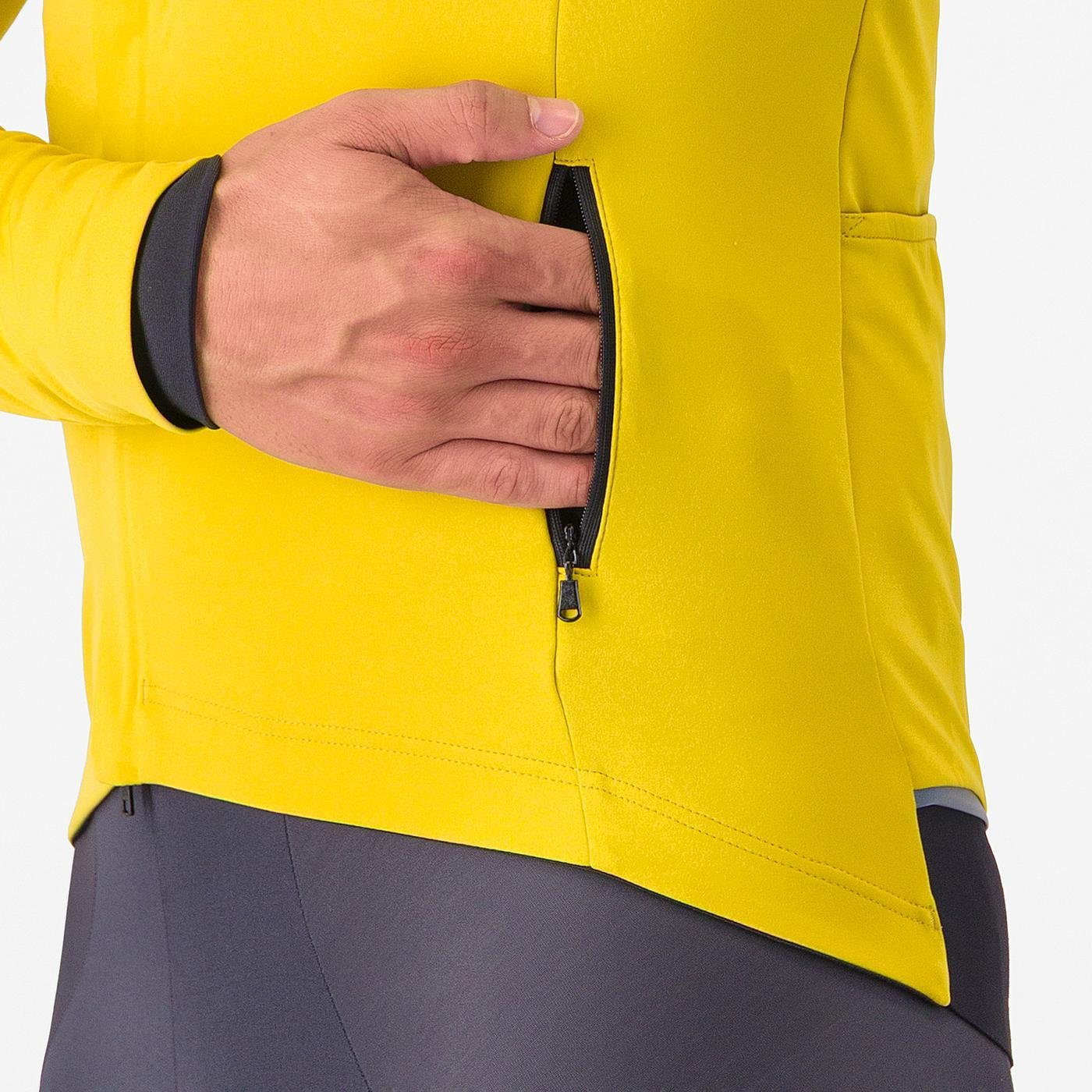 CASTELLI ALPHA 150 Mango Mojito/Schwarz Jacke