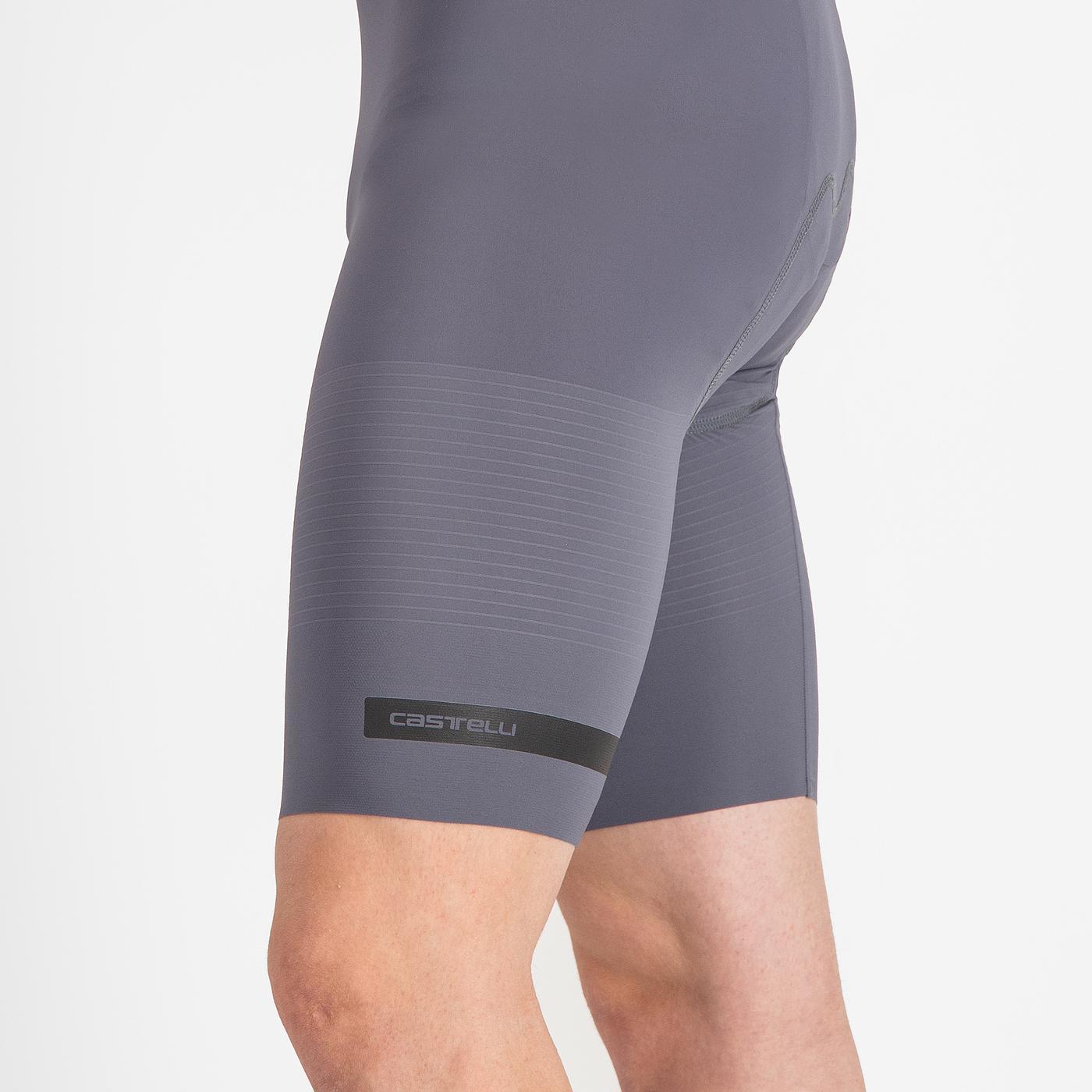 CASTELLI PREMIO EVO Kurze Trägerhose Grau