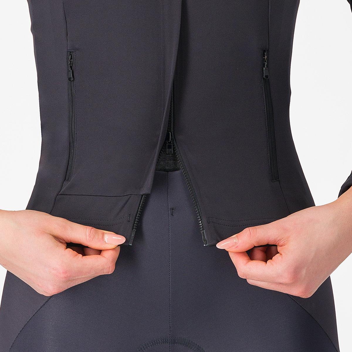 CASTELLI PERFETTO RoS 3 Jacket Women Schwarz/Schwarz Reflex