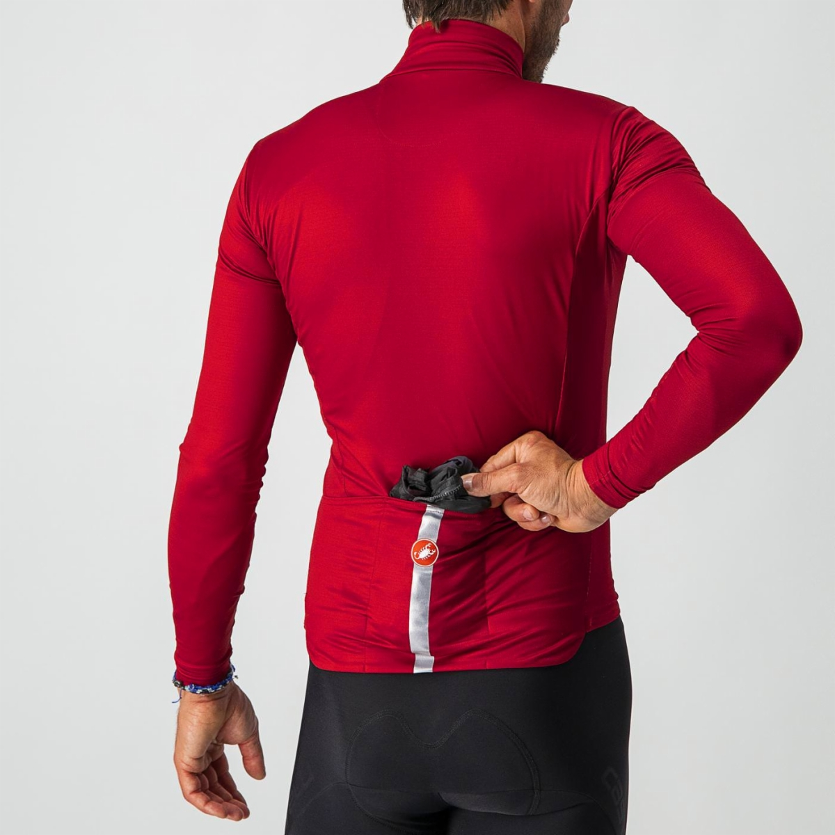 CASTELLI SQUADRA STRETCH Jacke Schwarz/Grau