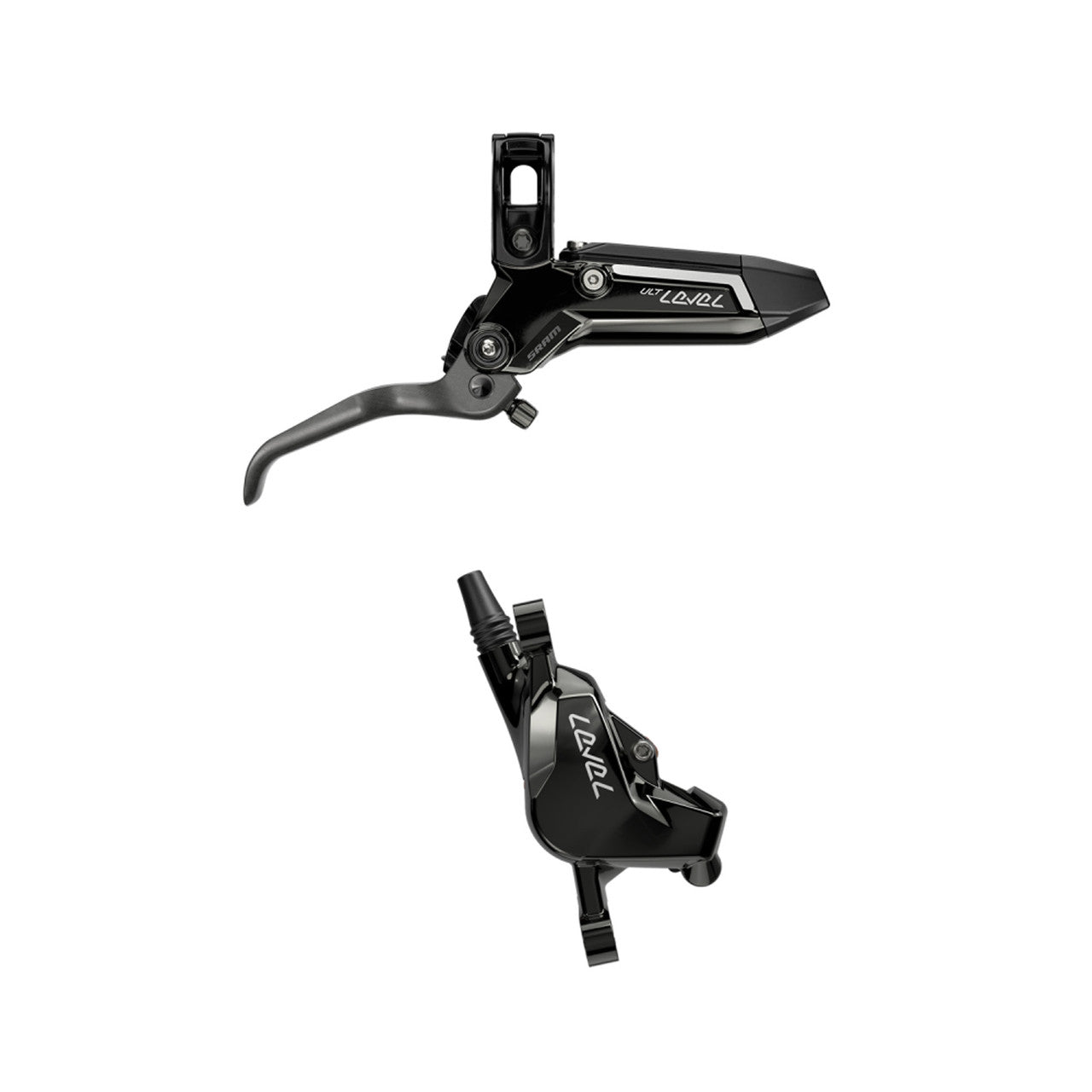 Paar SRAM LEVEL ULTIMATE STEALTH 2-Kolben-Bremsen Schwarz