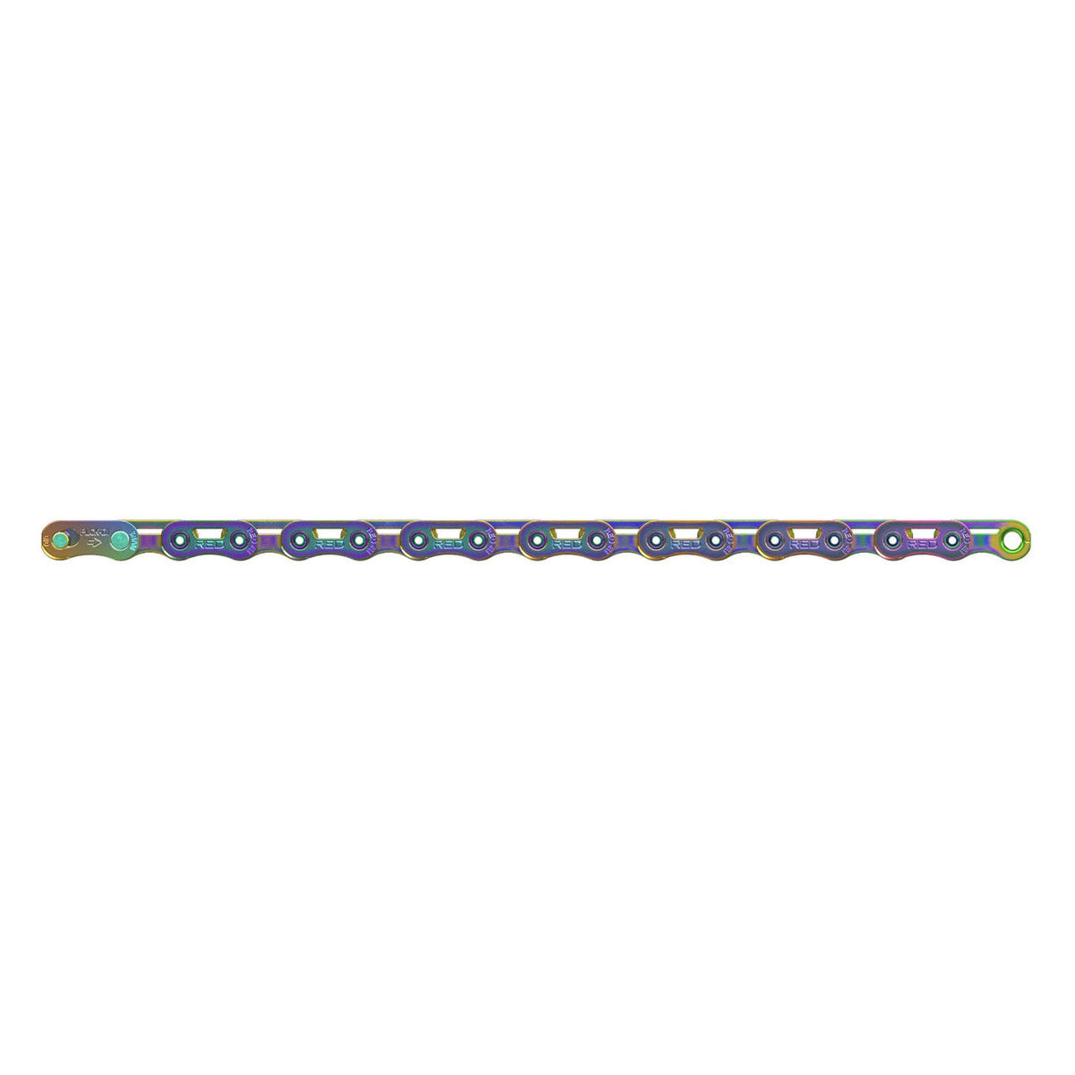 Kette 12-/13-fach SRAM RED AXS E1 Flattop Rainbow