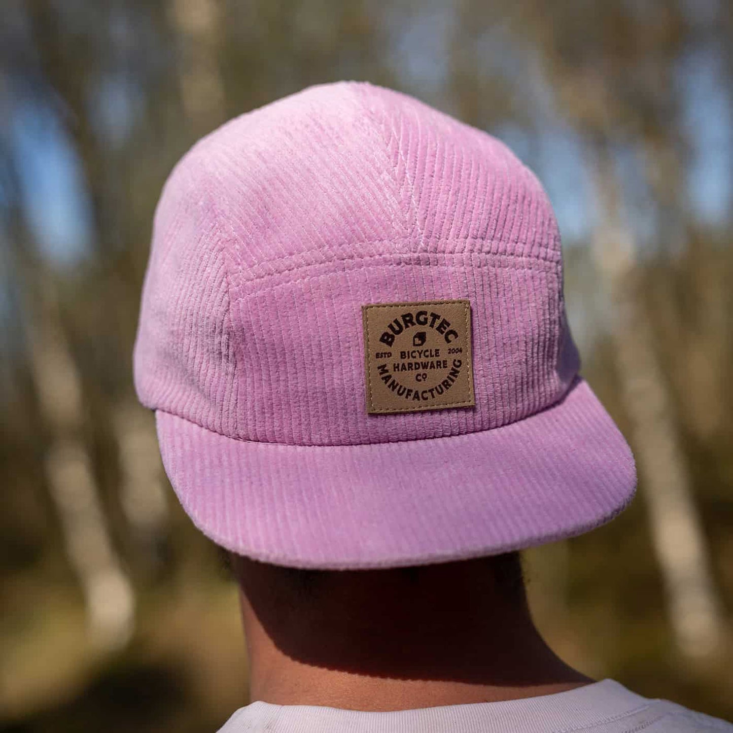 Mütze BURGTEC BANDIT CORDUROY FIVE PANEL Blassrosa