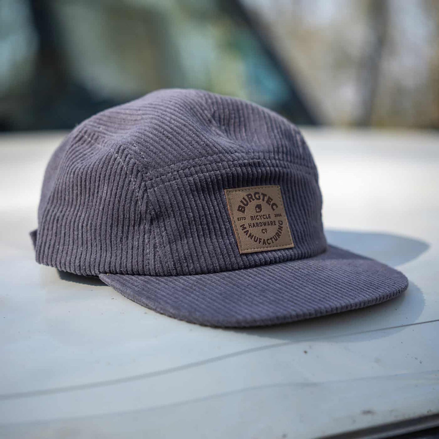 BURGTEC BANDIT CORDUROY FIVE PANEL Kappe Grau