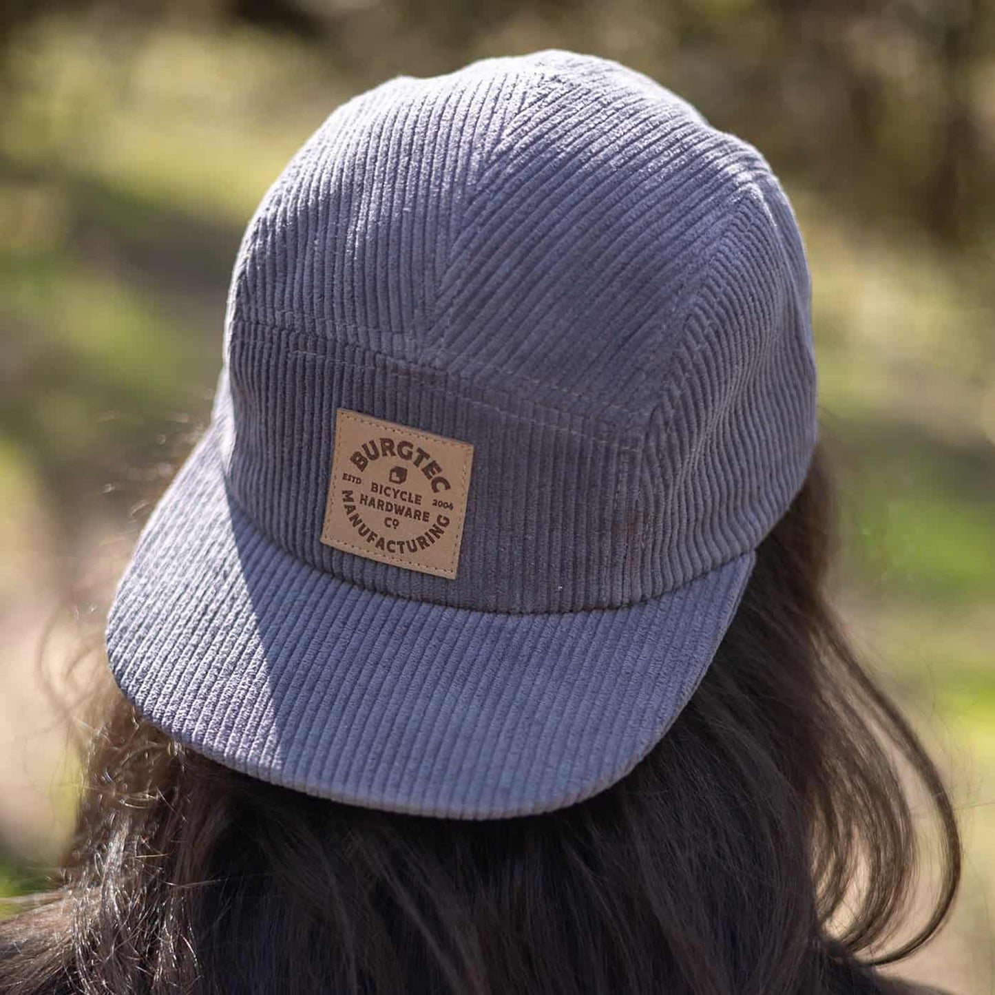 BURGTEC BANDIT CORDUROY FIVE PANEL Kappe Grau