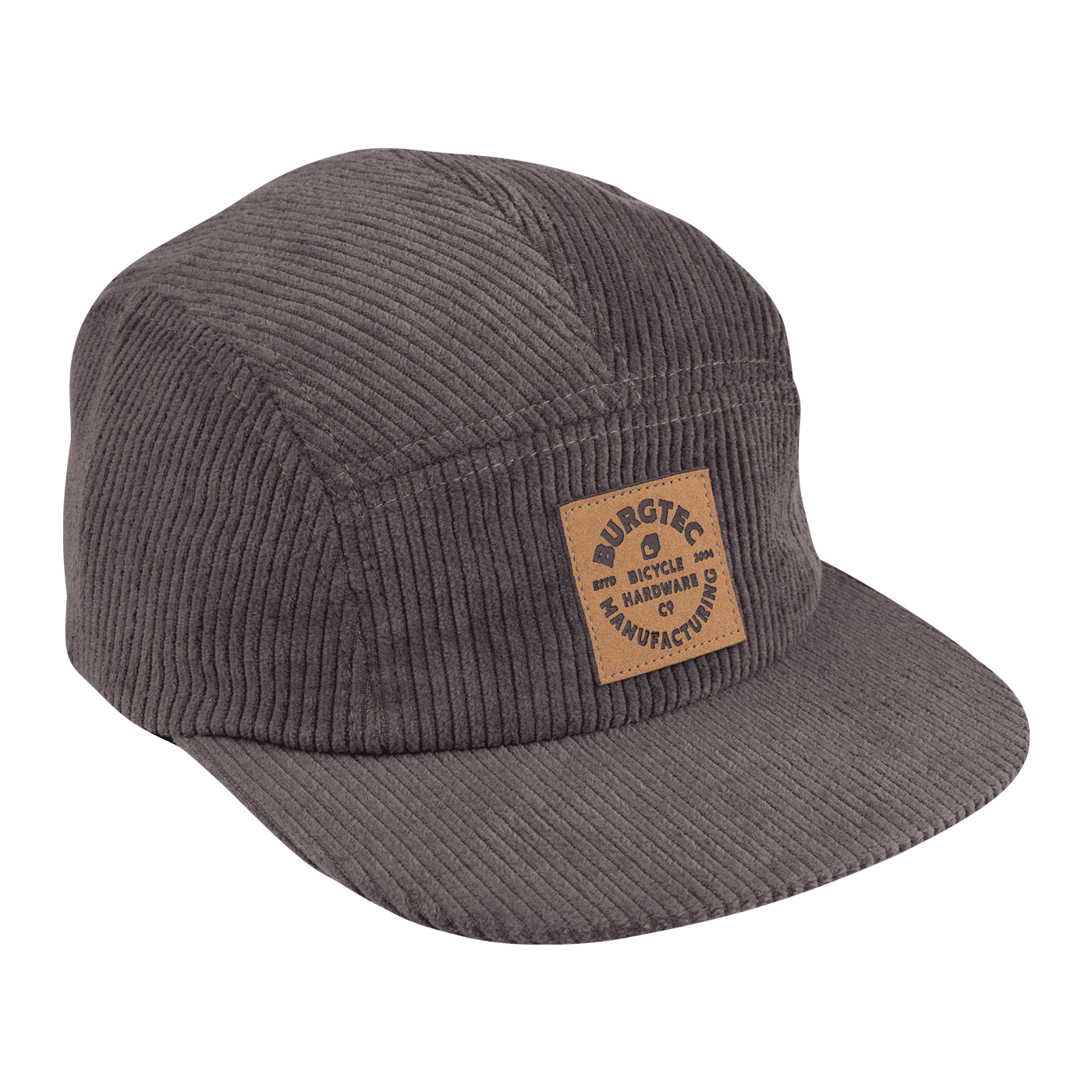 BURGTEC BANDIT CORDUROY FIVE PANEL Kappe Grau