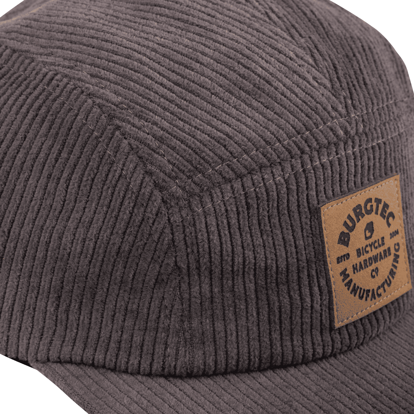 BURGTEC BANDIT CORDUROY FIVE PANEL Kappe Grau
