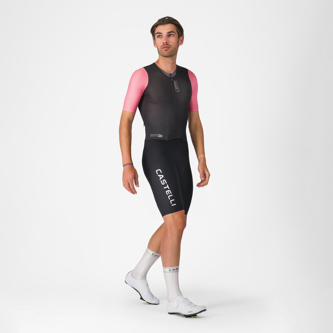 CASTELLI SATURDAY MORNING Einteiler Schwarz/Pink