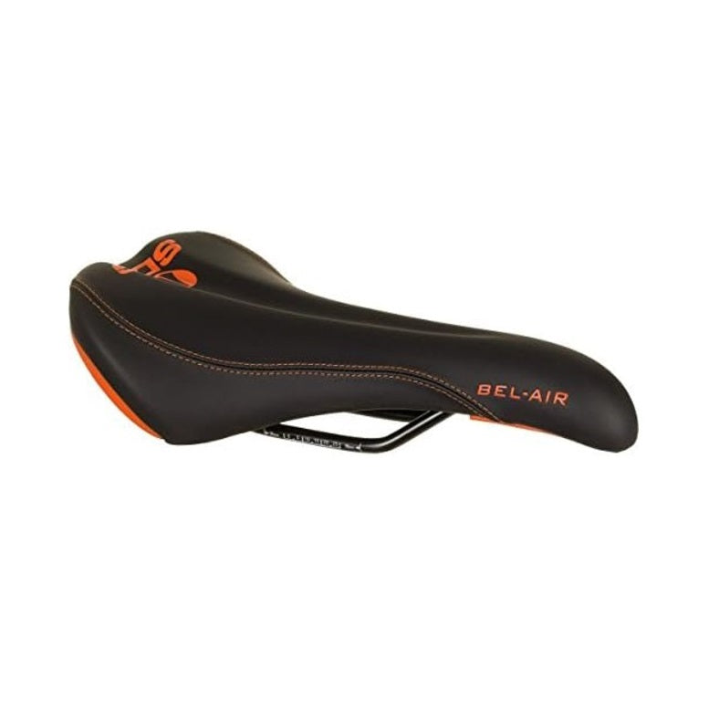 Sattel SDG BEL-AIR RL Rails Acier Schwarz/Orange