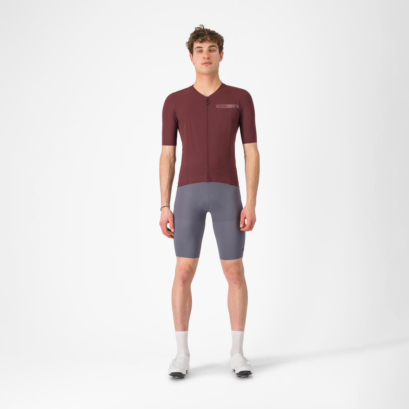 CASTELLI PREMIO EVO Kurze Trägerhose Grau