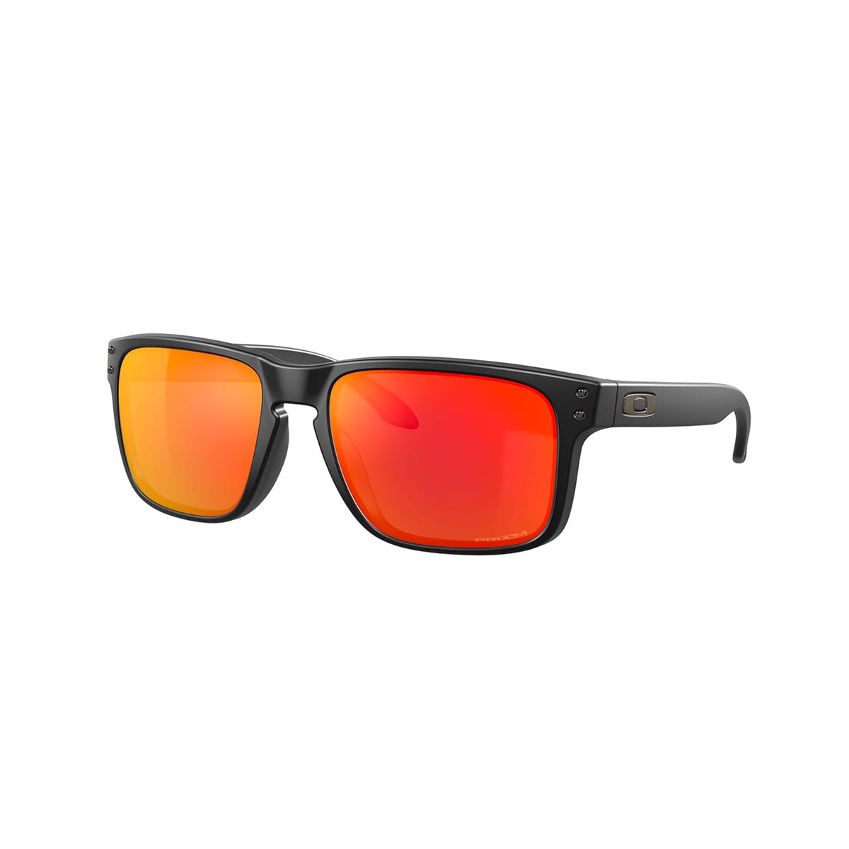 OAKLEY HOLBROOK Brille Schwarz Matt Prizm Ruby - OO9102-E255