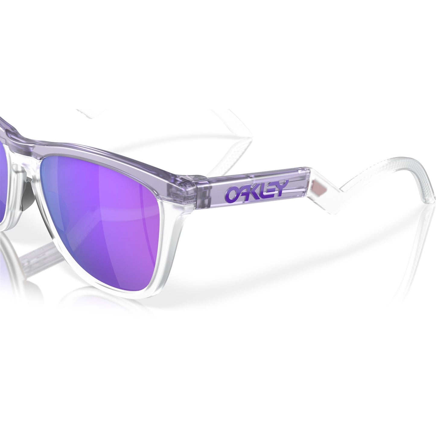 OAKLEY FROGSKINS HYBRID Matte Trans lilac/clear Prizm Violet Brille