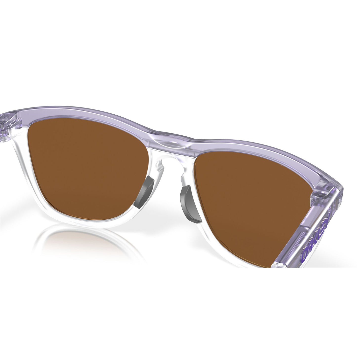 OAKLEY FROGSKINS HYBRID Matte Trans lilac/clear Prizm Violet Brille