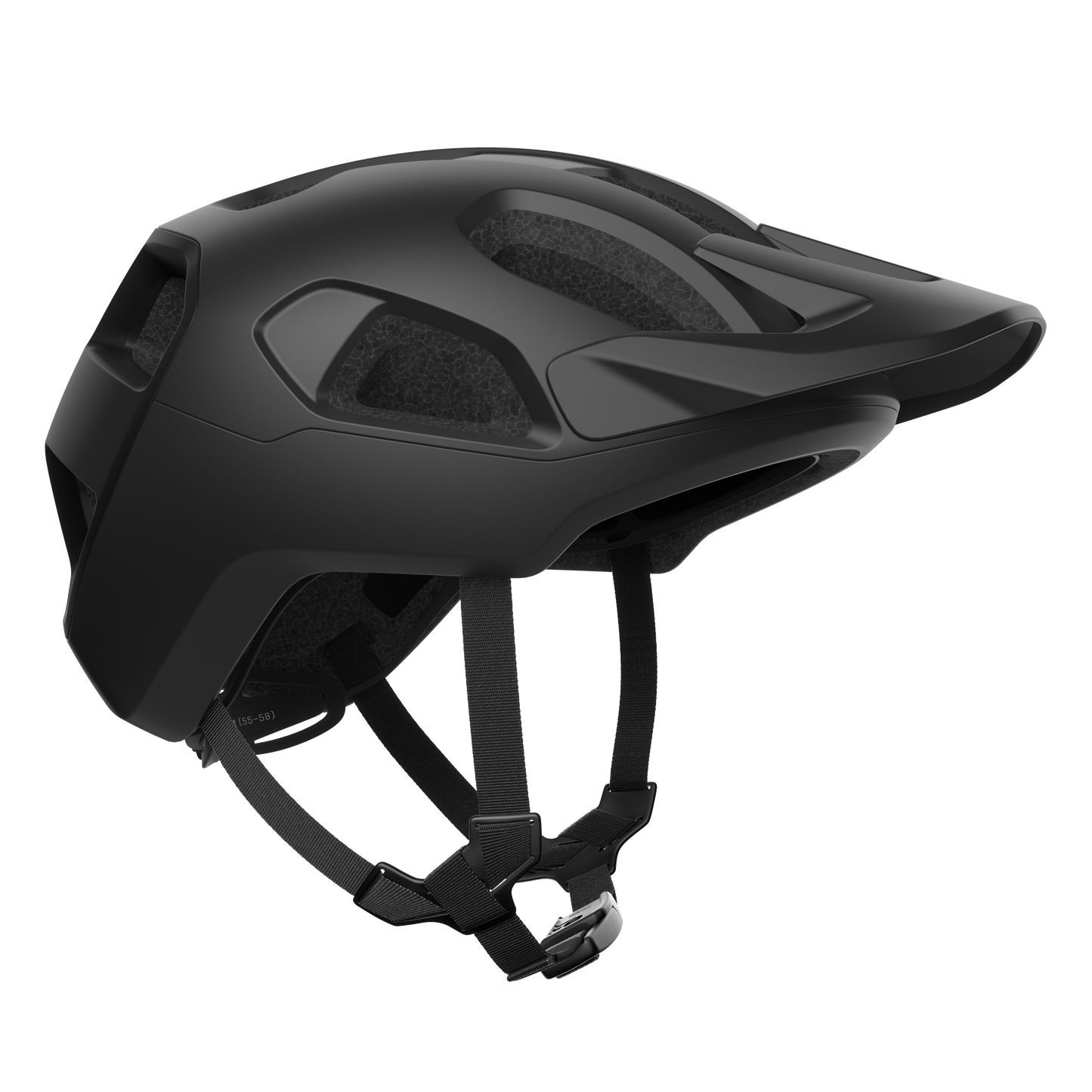 MTB-Helm POC CULARIS Schwarz Matt