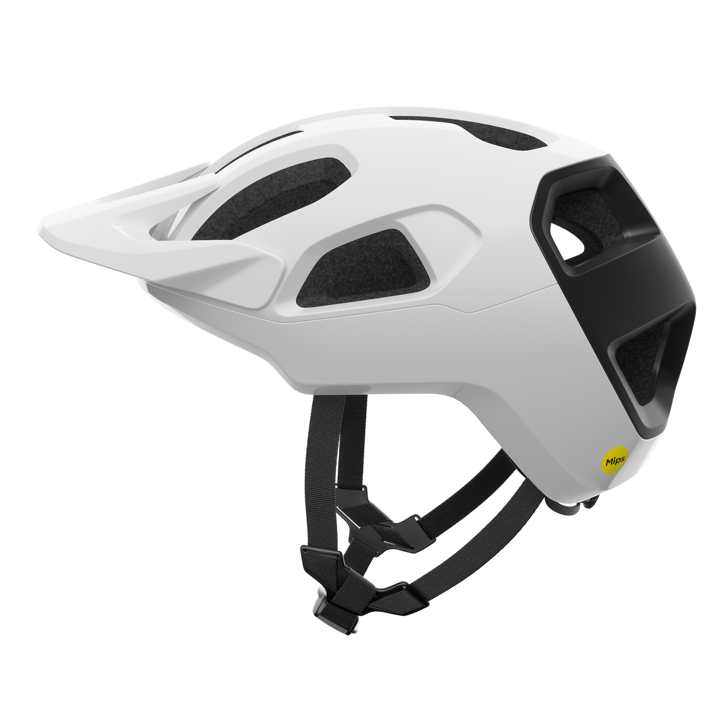 MTB-Helm POC CULARIS Weiss/Schwarz Matt