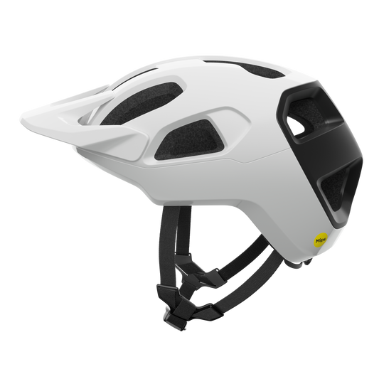 MTB-Helm POC CULARIS Weiss/Schwarz Matt