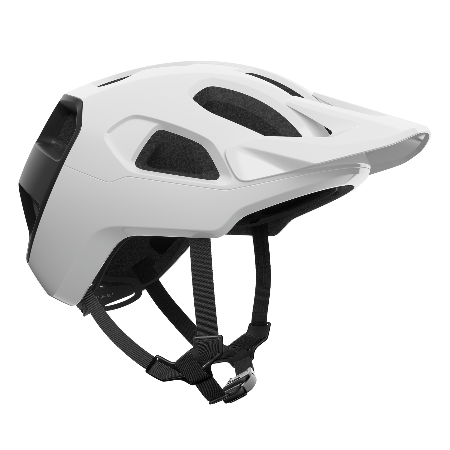 MTB-Helm POC CULARIS Weiss/Schwarz Matt
