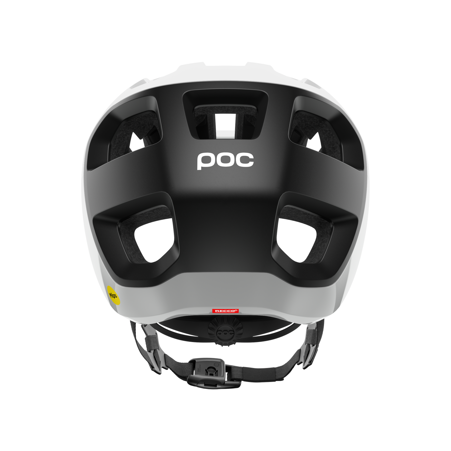 MTB-Helm POC CULARIS Weiss/Schwarz Matt