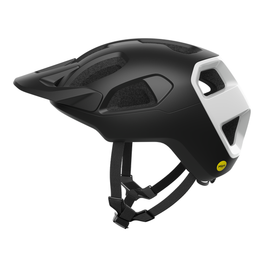 MTB-Helm POC CULARIS Mattschwarz/ Weiss