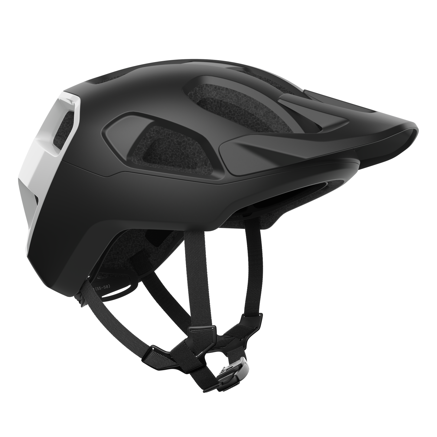 MTB-Helm POC CULARIS Mattschwarz/ Weiss