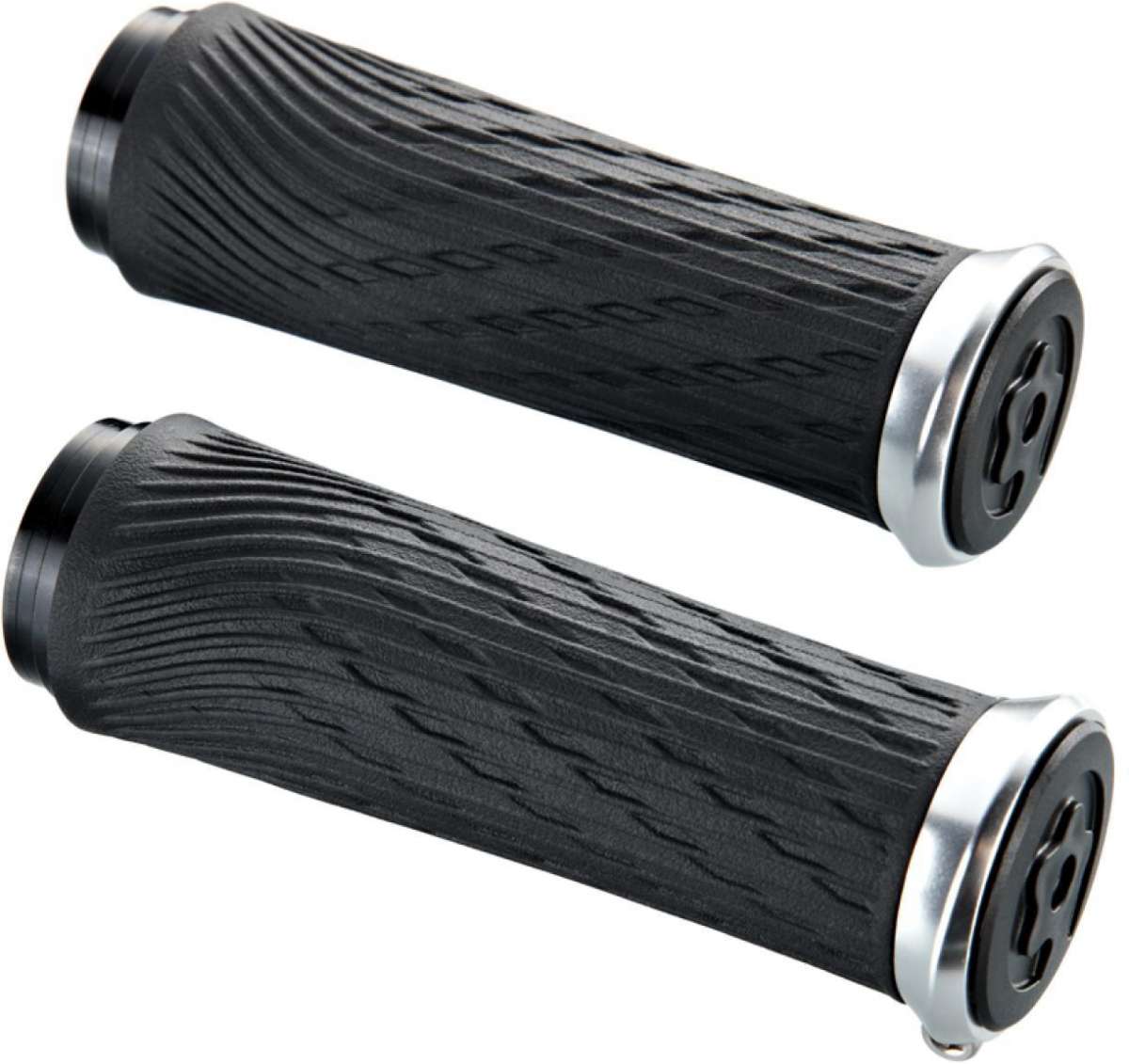 Grips SRAM für GripShift-Griffe Schwarz/Silber (100mm) – Probikeshop
