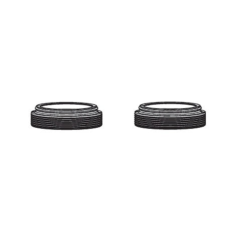 ROCKSHOX Staubabstreifer-Set 32 mm mit Flansch (20 Stück) für SID/REBA, grau #11.4310.695.000