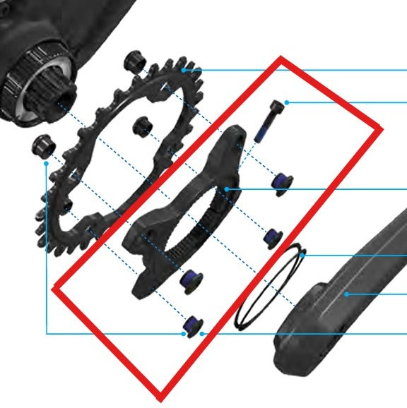 Stern SRAM für Mahle 107 BCD