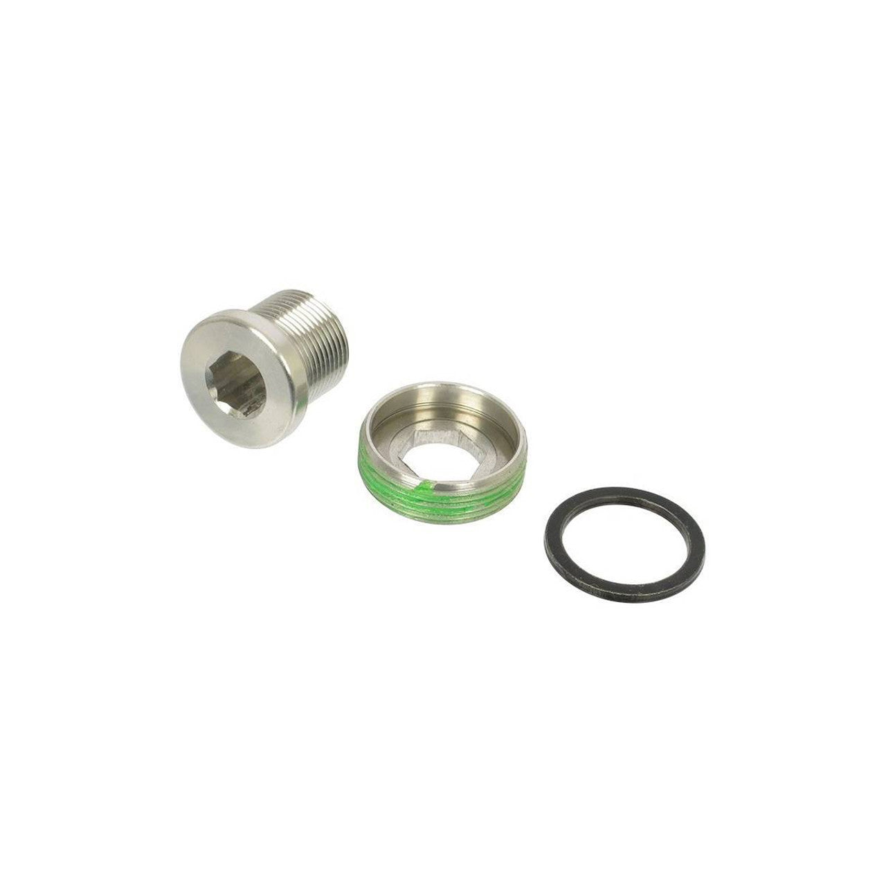 SRAM M15/M22 Selbstextrahierende Kurbelschraube für GXP Pedaliers Silber