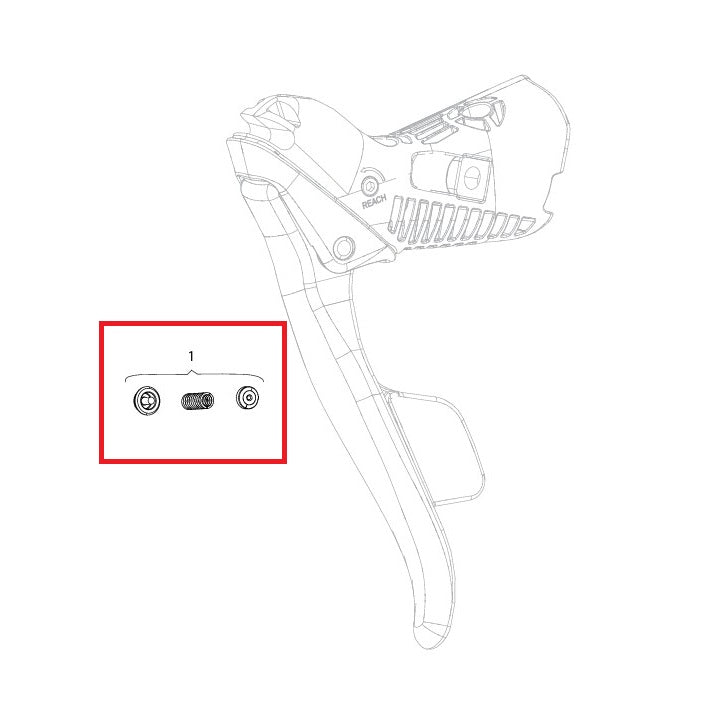 SRAM Federkit für FORCE/RED E-TAP AXS Hebel (X1)