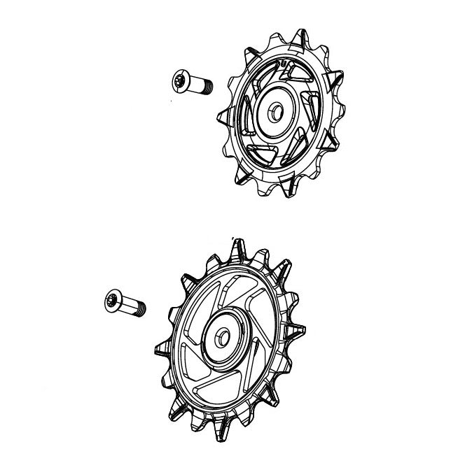 12-fach Schaltwerksrolle hinten SRAM X0/GX T-TYPE EAGLE AXS / RIVAL XPLR E1
