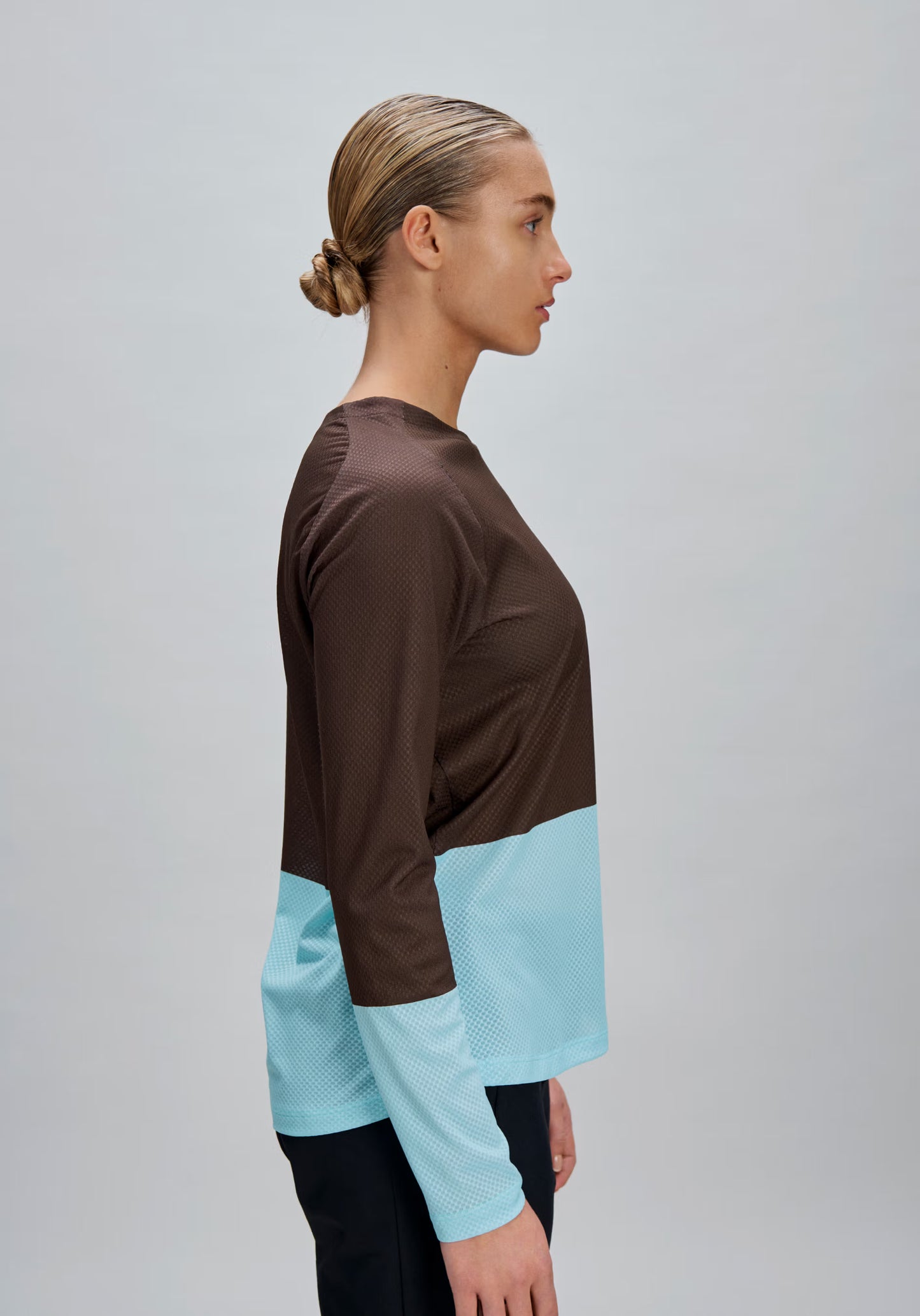 Trikot POC MOTION AIR Langarm Frau Bronze/Blau