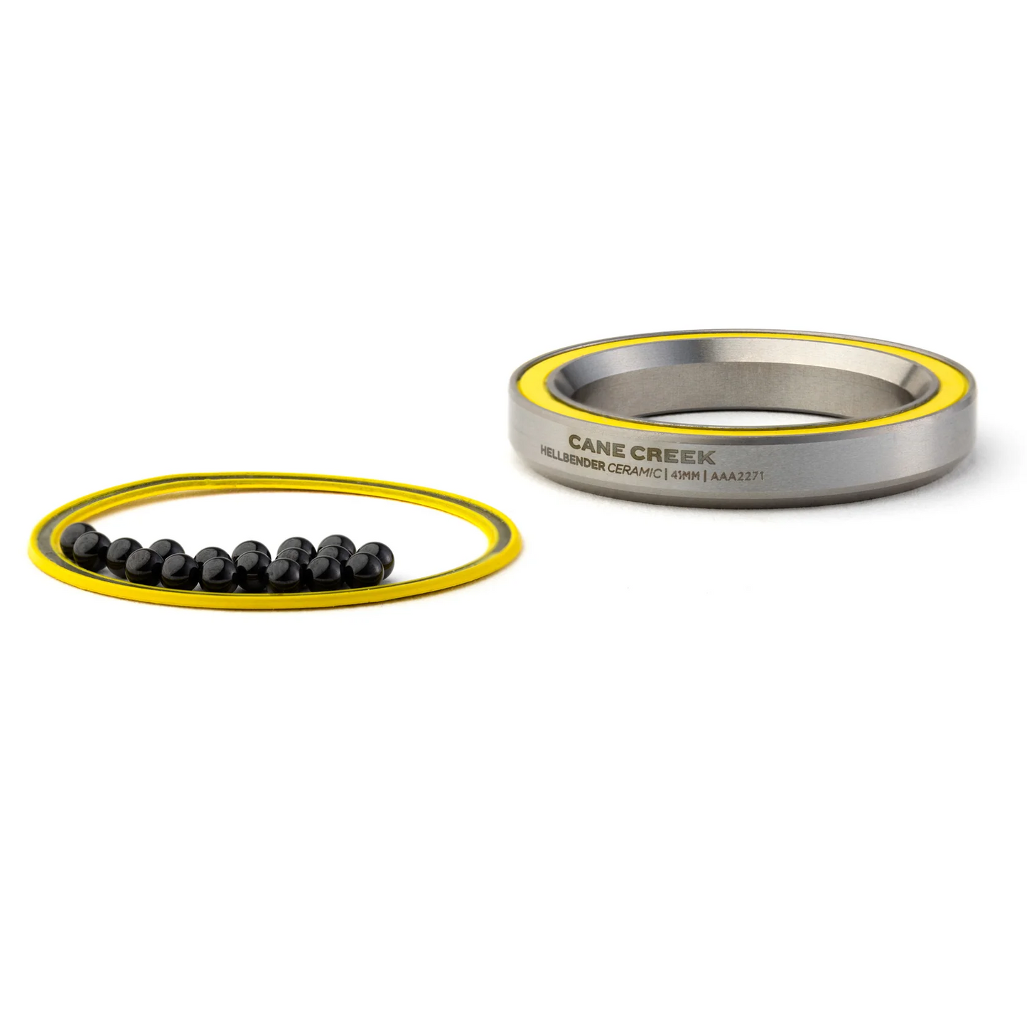 Steuersatz CANE CREEK 110 Ceramic Tapered , 1 1/8"-1.5", IS42/28.6/H9 | IS52/40, black/silver