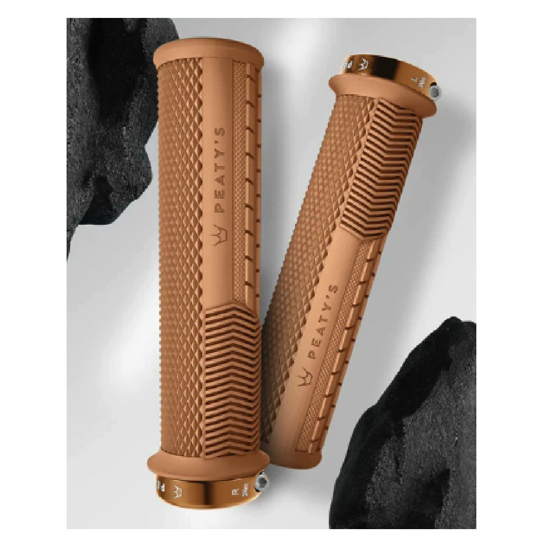 PEATY'S MONARCH KNURL Grips Braun