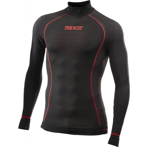 Unterwäsche SIXS TS3W CU Longsleeve Schwarz Carbon