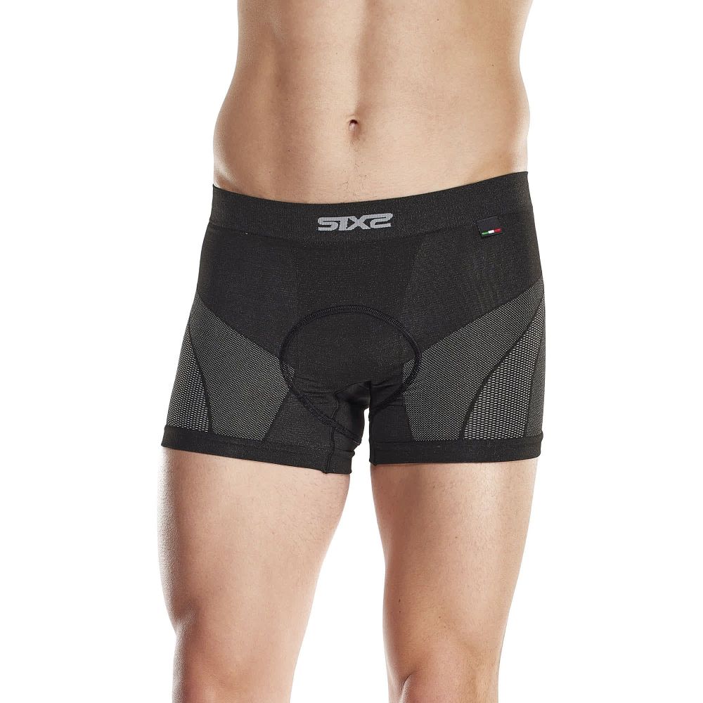 SIXS BOXER 2 V2 Unterhose Schwarz Carbon